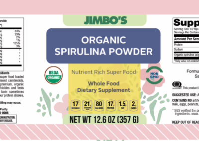Sprulina label